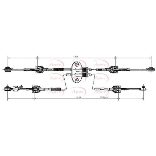 Apec Manual Transmission Cable Pull fits Ford Focus II 2004-2012 1.4 1.6