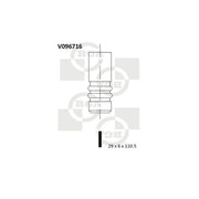 BGA Engine Exhaust Valve Head V096716