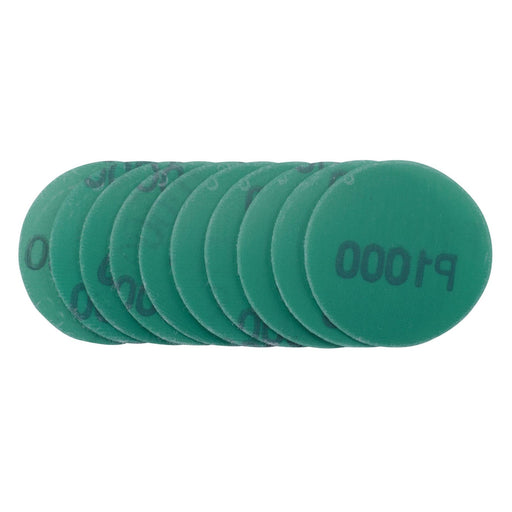 Draper Wet and Dry Sanding Discs with Hook and Loop, 50mm, 1000 Grit (Pack of 10 Draper - Dynamic Drive