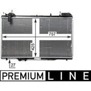 Mahle Engine Radiator fits Renault Espace 1996-2000 2.2