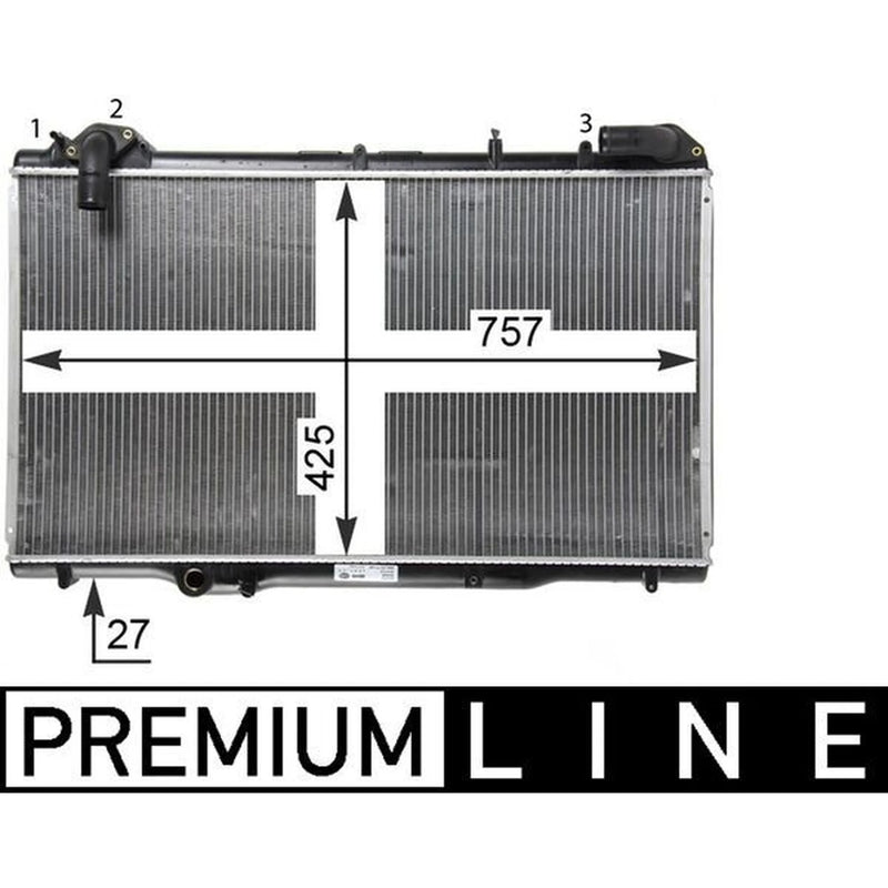 Mahle Engine Radiator fits Renault Espace 1996-2000 2.2