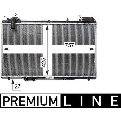 Mahle Engine Radiator fits Renault Espace 1996-2000 2.2