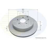 Comline Rear Brake Discs & Pads fits Suzuki Grand Vitara II 2005-2015