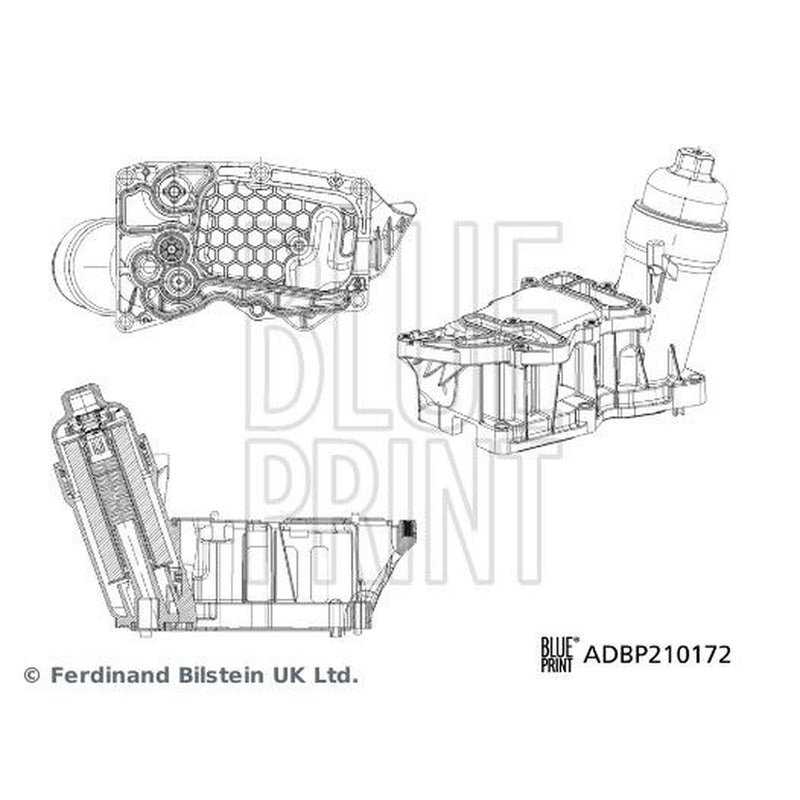 Blue Print Oil Filter Housing fits BMW 3 2012-2019