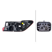 Hella Tail Light / Lamp LED Left fits BMW 3 2018-2020 1.6