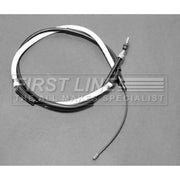 First Line Handbrake Cable Left Rear fits Peugeot 306 1993-2002 1.6 1.8 1.9 2.0