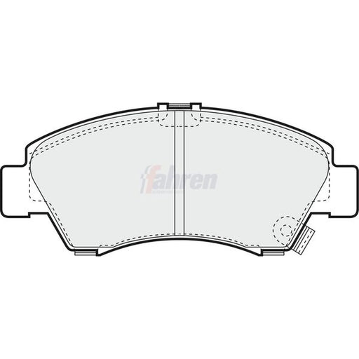 Fahren Front Brake Pad Set FBP3178