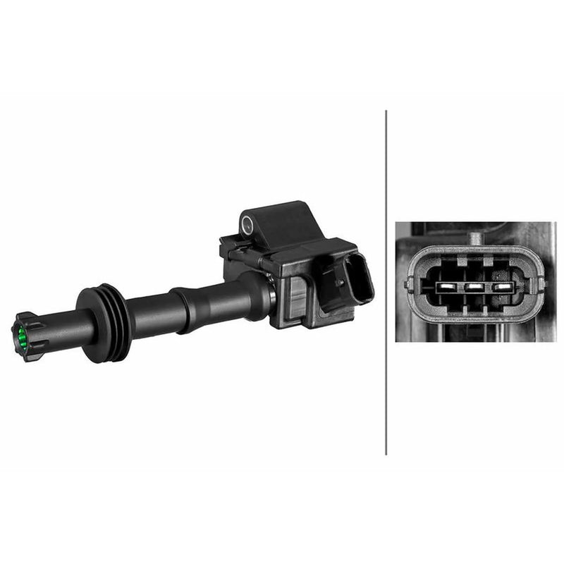 Hella Ignition Coil Pack fits Citroën Berlingo 2018-2019 1.2
