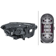 Hella Headlight Headlamp H7/H7 Left fits Mercedes-Benz Gla 2020 on