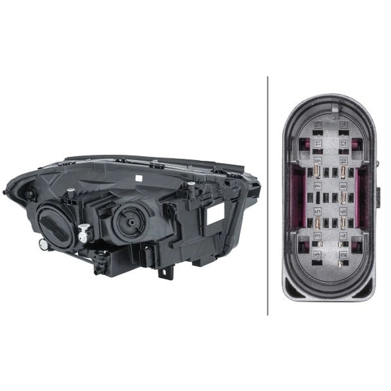 Hella Headlight Headlamp H7/H7 Left fits Mercedes-Benz Gla 2020 on