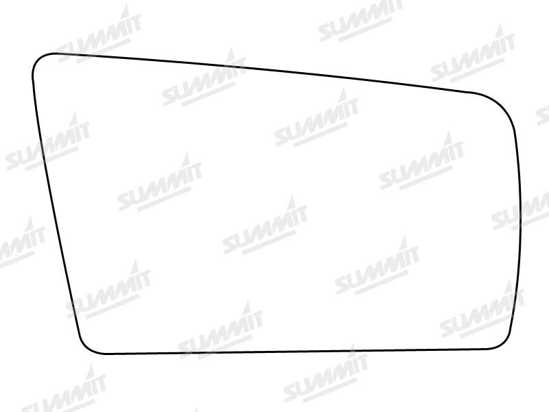 Summit Stick-On Anti Dazzle Mirror Glass fits Mercedes E Class S Class RHS Summit - Bars 4 Cars