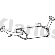 Klarius Box With Centre Pipe Centre fits Kia Sorento I 2002-2011 2.5