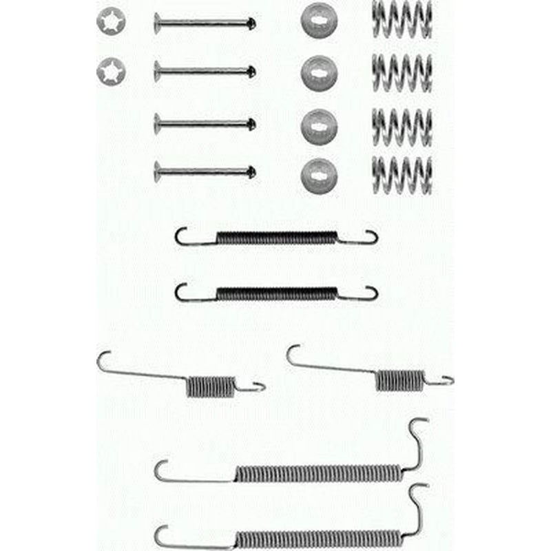 Mintex Brake Shoe Accessory Kit Rear fits Bedford Astra Van Estate 1982-1991