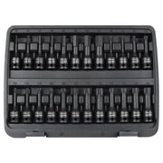 Premier Hex/TRX-Star*/Spline Impact Socket Bit Set 1/2"Sq Drive 24pc Sealey Premier - Dynamic Drive