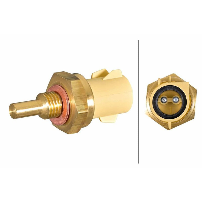 Hella Coolant Temperature Sensor fits Ford Usa Probe 1993-1998 2.0 2.5