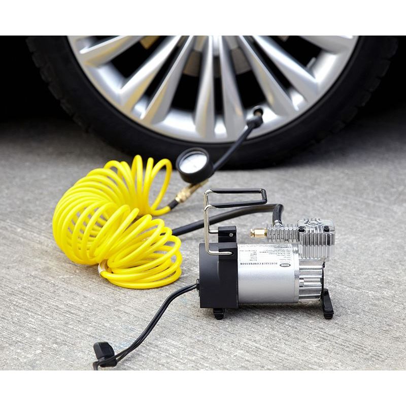 Ring RAC900 Heavy Duty Tyre Inflator, Air Compressor with 7m extendable airline Ring Automotive - Dynamic Drive