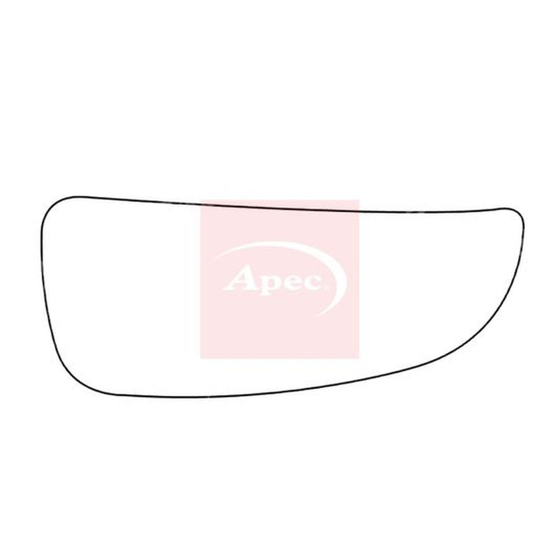 Apec Exterior Wing Mirror Glass Right fits Citroën Relay III 2006-2023