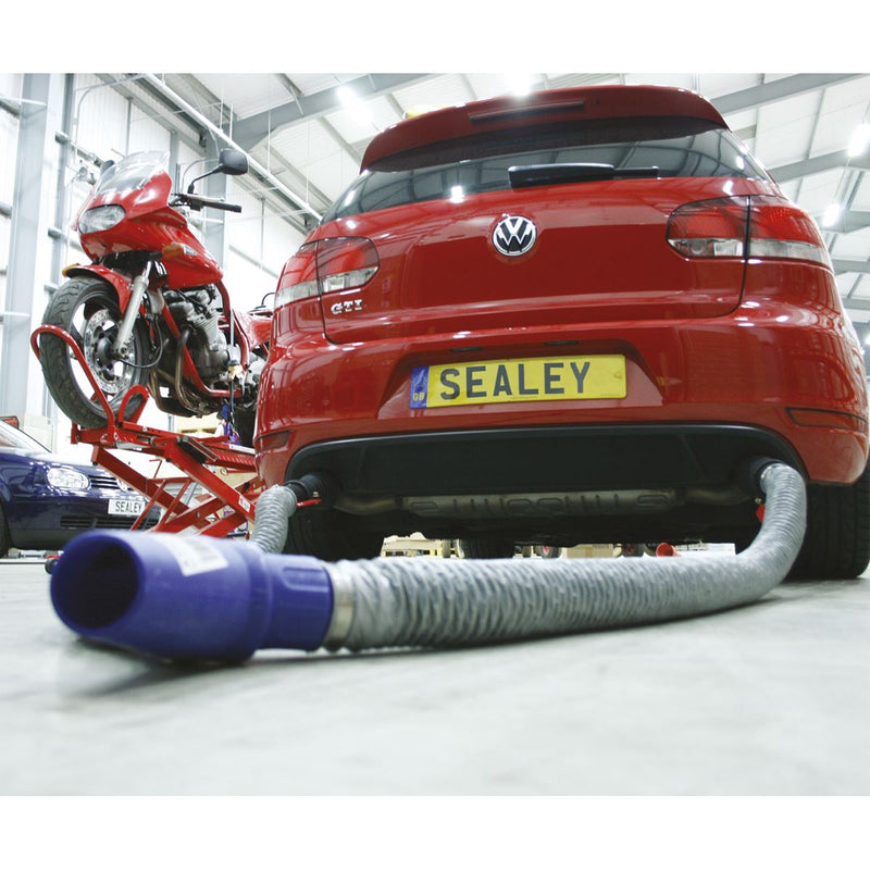 Sealey Exhaust Adaptor for Twin Pipes EFS07DE Sealey - Dynamic Drive