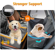 Dog Car Front Seat Cover Pet Safety Protector Hammock Waterproof Mat & Seatbelt Streetwize  - Dynamic Drive