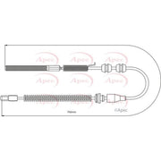 Apec Handbrake Cable Left Rear fits Opel Vectra A 1988-1995 1.4 1.6 1.7 1.8
