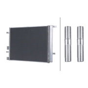 Hella Air Conditioning Condenser fits Hyundai I20 I 2008-2015 1.2 1.4 1.6