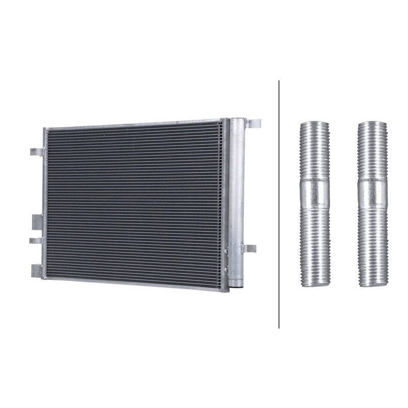 Hella Air Conditioning Condenser fits Hyundai I20 I 2008-2015 1.2 1.4 1.6