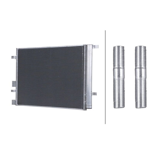 Hella Air Conditioning Condenser fits Hyundai I20 I 2008-2015 1.2 1.4 1.6