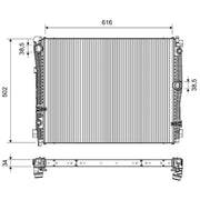 Valeo Engine Radiator 701643