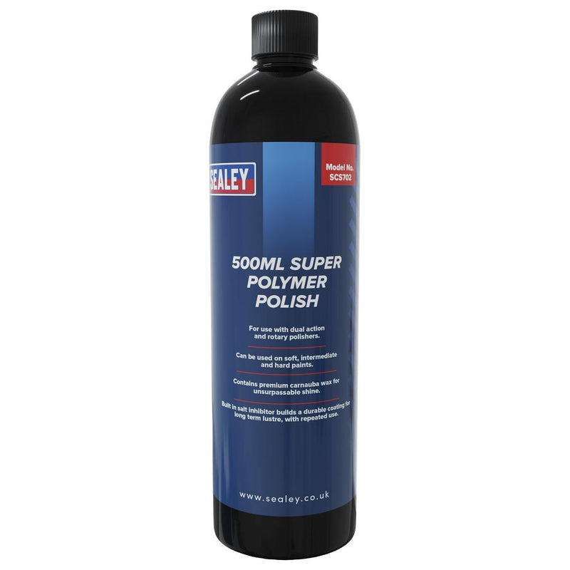Sealey Super Polymer Polish 500ml SCS702 Sealey - Dynamic Drive