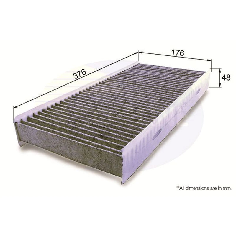Comline Cabin Air Filter (Pollen Filter) fits Citroën Dispatch II 2007-2016