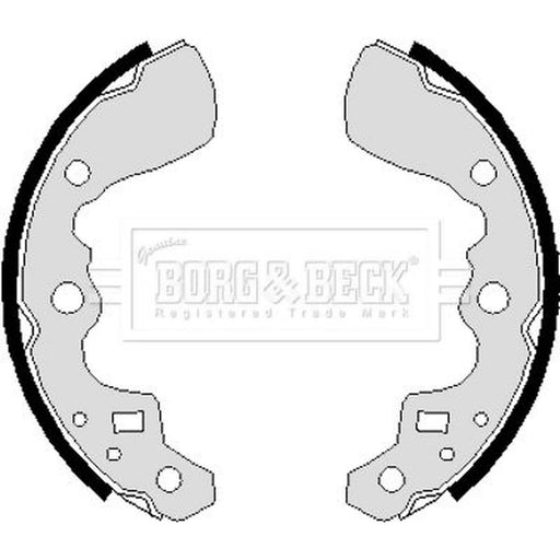 Borg & Beck Brake Shoe Set Axle Kit BBS6237