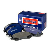 Borg & Beck Front Brake Discs & Pads fits Toyota Avensis 2003-2008 1.6 1.8 2.0