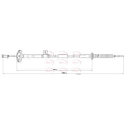 Apec Clutch Control Cable Pull fits Opel Agila B 2008-2014 1.0 1.2