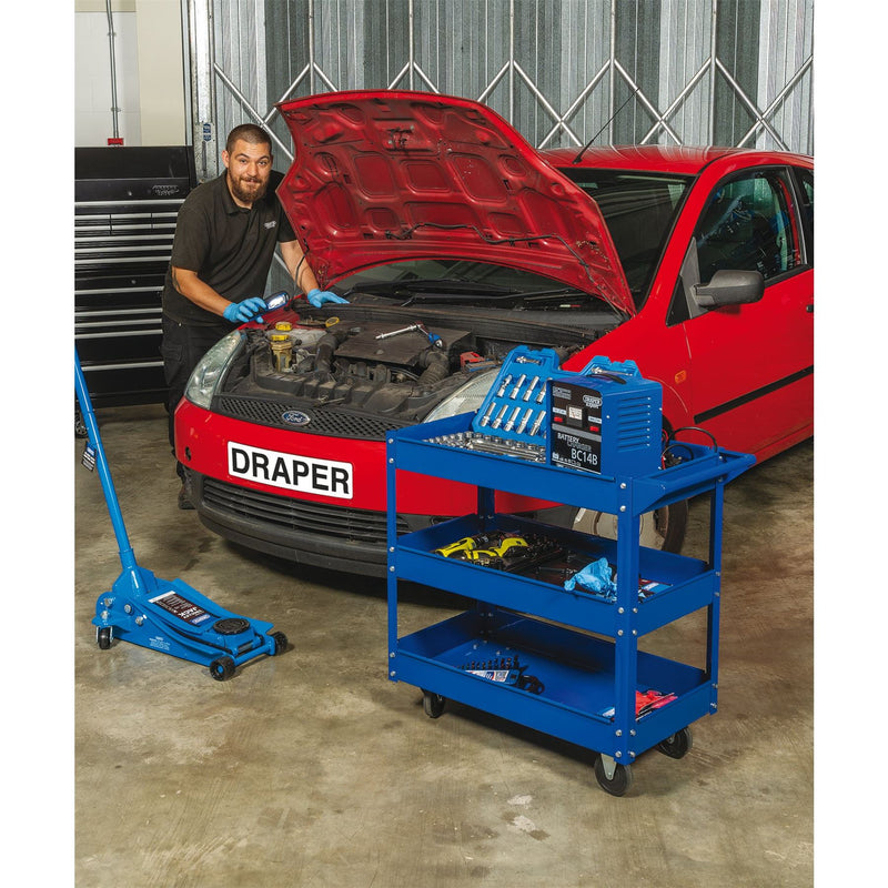Draper 3 Tier Tool Trolley 07630 Draper - Dynamic Drive