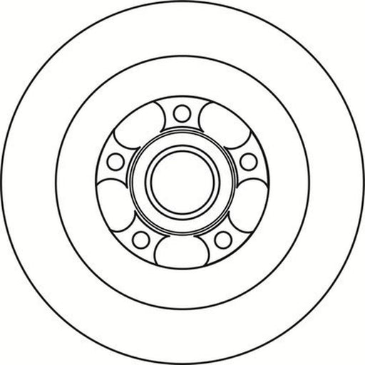 Abtex 2 x Rear Brake Discs BD1619HS-x2