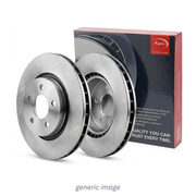 Apec 2 x Vented Front Brake Discs DSK4157-x2
