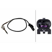 Hella Exhaust Gas Temperature Sensor after soot particulat fits Chrysler Sebring