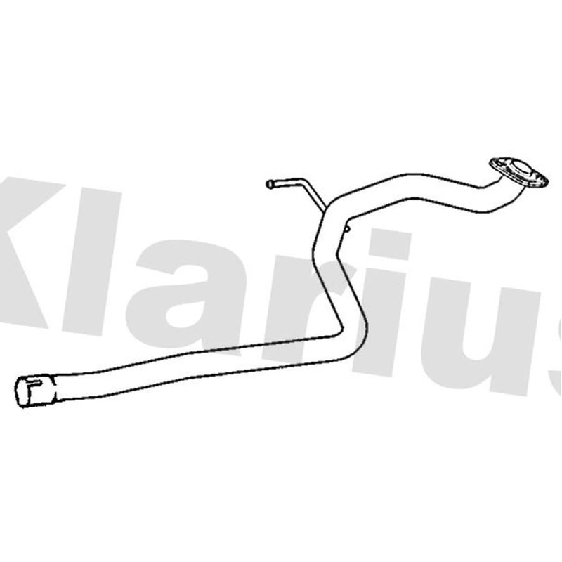 Klarius Exhaust Pipe OD fits Toyota Yaris/Vitz 2005-2011 1.3 1.33