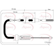 Apec Handbrake Cable Right Rear CAB1527