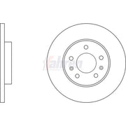 Fahren 2 x Rear Brake Discs FBD6798-x2