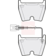 Apec Front Brake Pad Set fits Audi A3 2015-2020