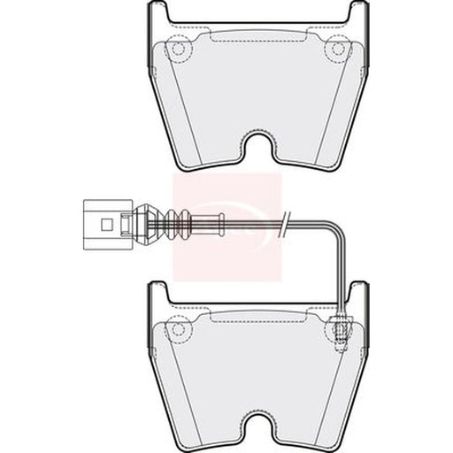 Apec Front Brake Pad Set PAD2121