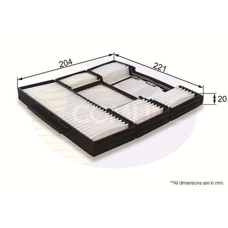 Comline Full Service Kit with Air, Oil, Fuel & Cabi fits Toyota Corolla Liftback