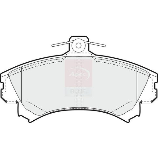Apec Front Brake Pad Set fits Mitsubishi Carisma 1995-2006 1.6 1.8 1.9