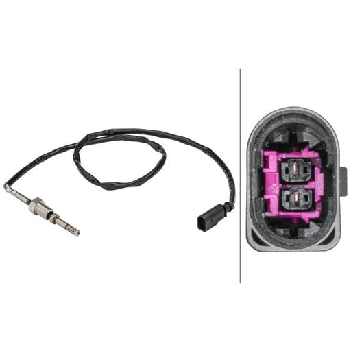 Hella Exhaust Gas Temperature Sensor before exhaust turbocharger fits VW Amarok