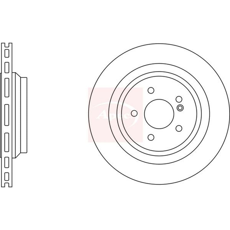 Apec Front / & Rear / Brake Discs & Pads fits Mercedes-Benz S-Class 2005-2013