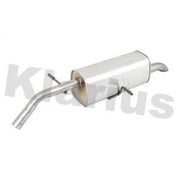 Klarius Box With Tail Pipe Rear fits Citroën C4 II 2009 on 1.6