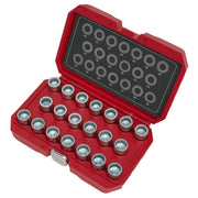 Sealey Locking Wheel Nut Key Set 20pc Porsche SX221 Sealey - Dynamic Drive