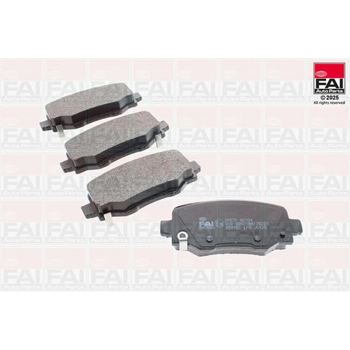 FAI Rear Brake Pad Set fits Jeep Cherokee 2013-2018 2.0 2.2 2.4 3.2