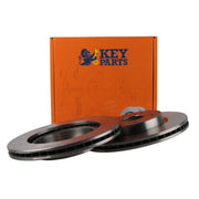 Key Parts Brake Discs fits Suzuki Grand Vitara II 2005-2015 1.6 1.9 2.0 2.4 3.2